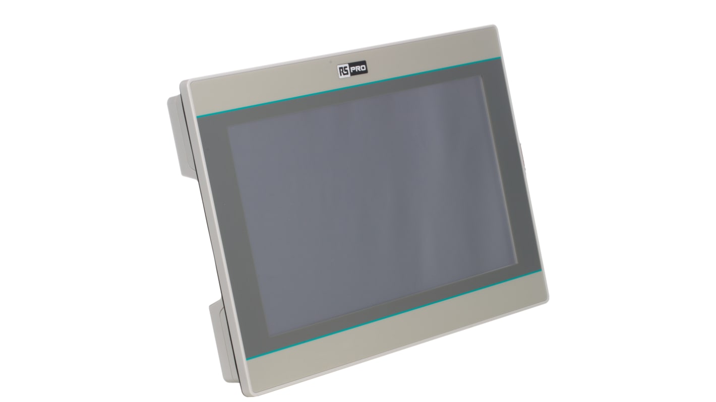 RS PRO Érintőképernyős HMI 10.2 hüvelyk TFT LCD Szín, 1024 x 600pixelek USB, Ethernet, 272x192x41.5 mm
