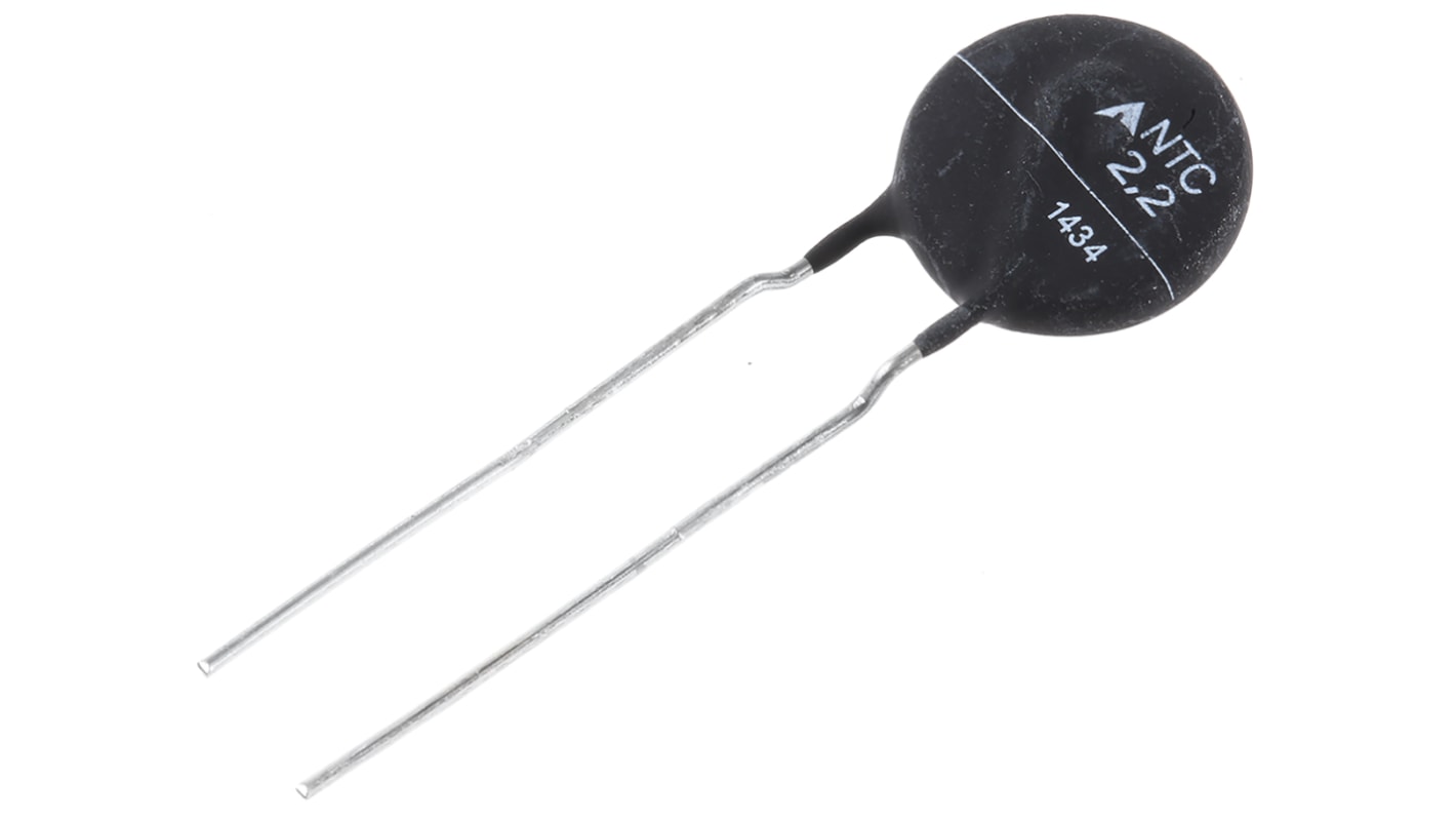 EPCOS B57237S0***M0** Thermistor, NTC, 2.2Ω, 90s, Toleranz ±20%, 3100mW, 15 x 7mm