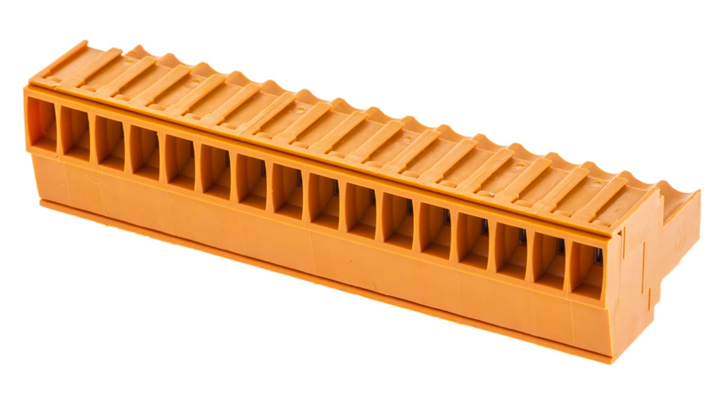 1597500000 Weidmuller 3.5mm Pitch 16 Way Pluggable Terminal Block