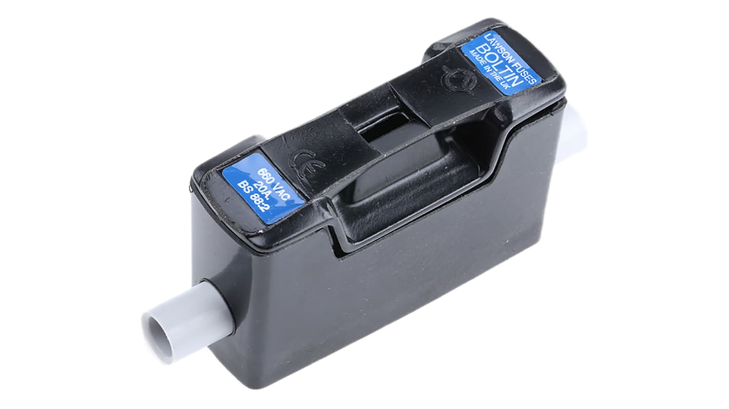 RS PRO 20A Rail Mount Fuse Holder for A1 Fuse, 660V ac