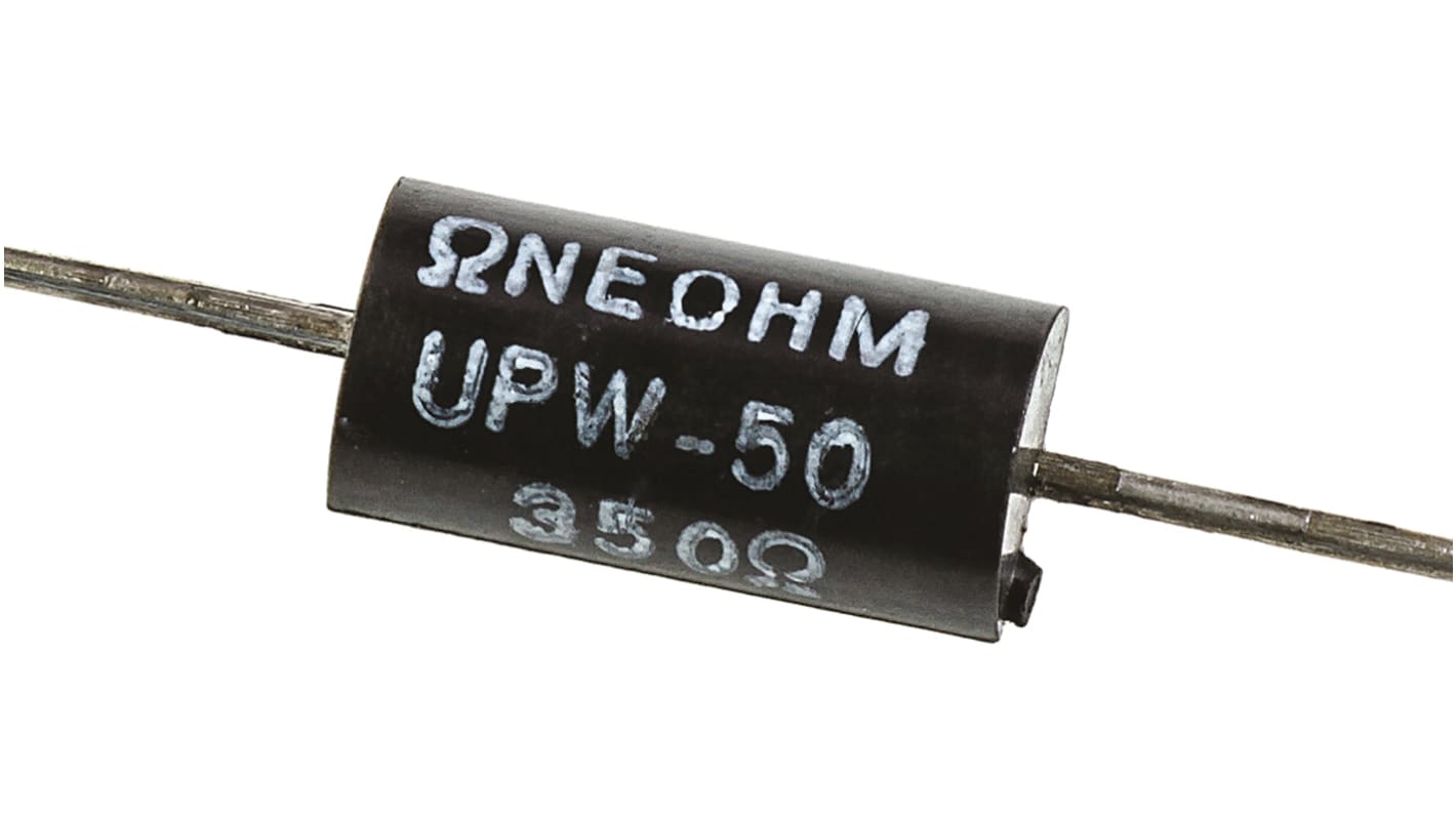 TE Connectivity 350Ω Wire Wound Resistor 0.5W ±0.1% UPW50B350RV