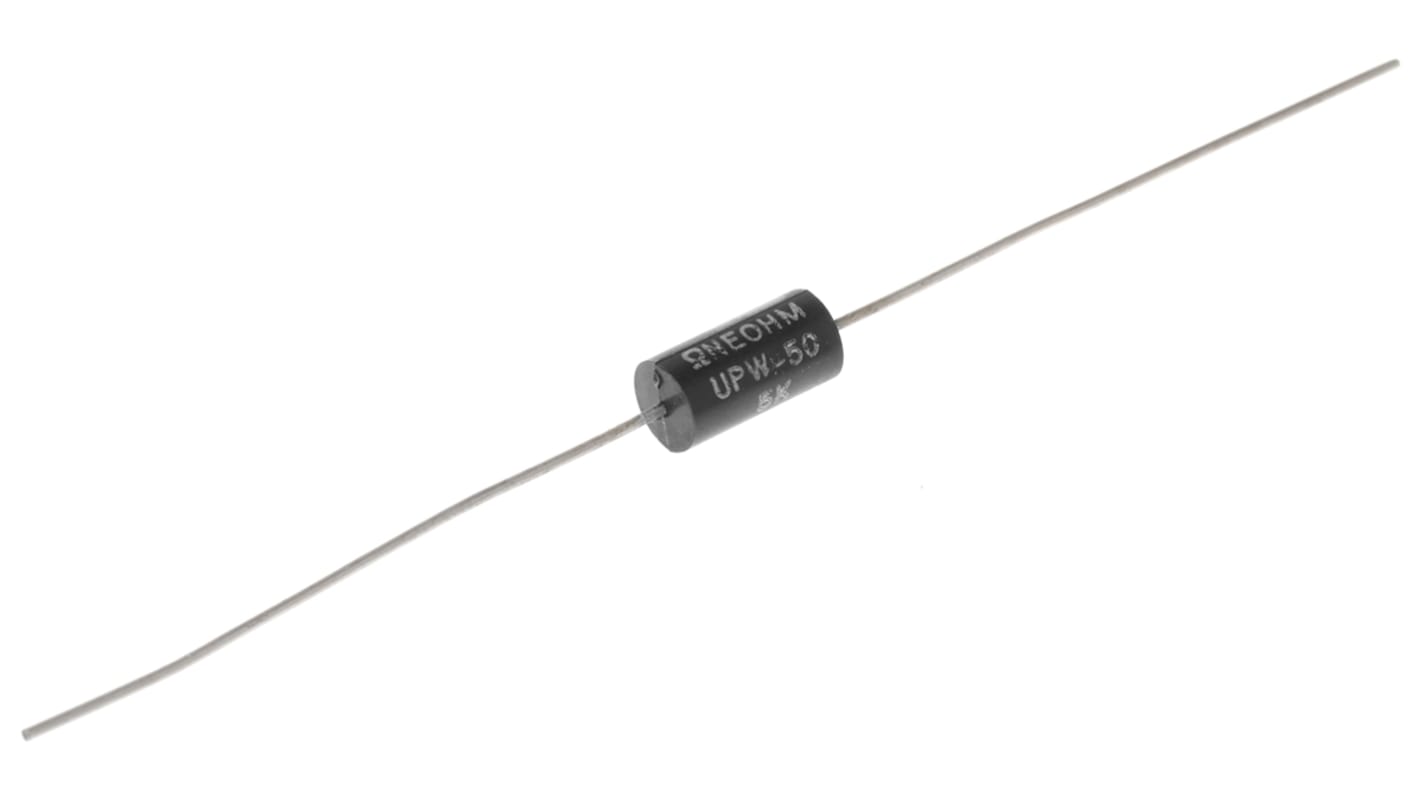 TE Connectivity 5kΩ Wire Wound Resistor 0.5W ±0.1% UPW50B5K0V