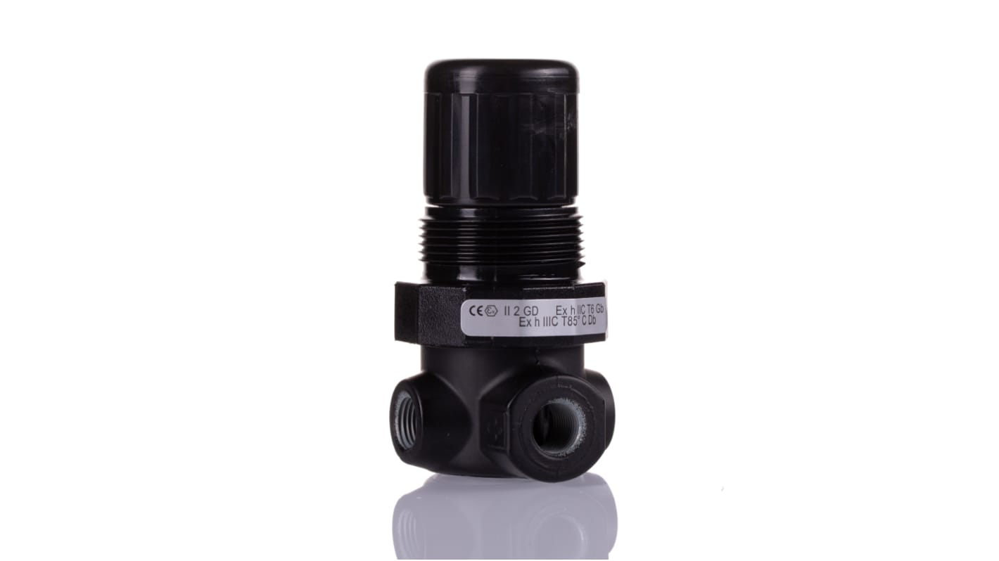 Norgren G 1/8 Pneumatic Regulator - 0.3bar to 10bar, 20bar max. input