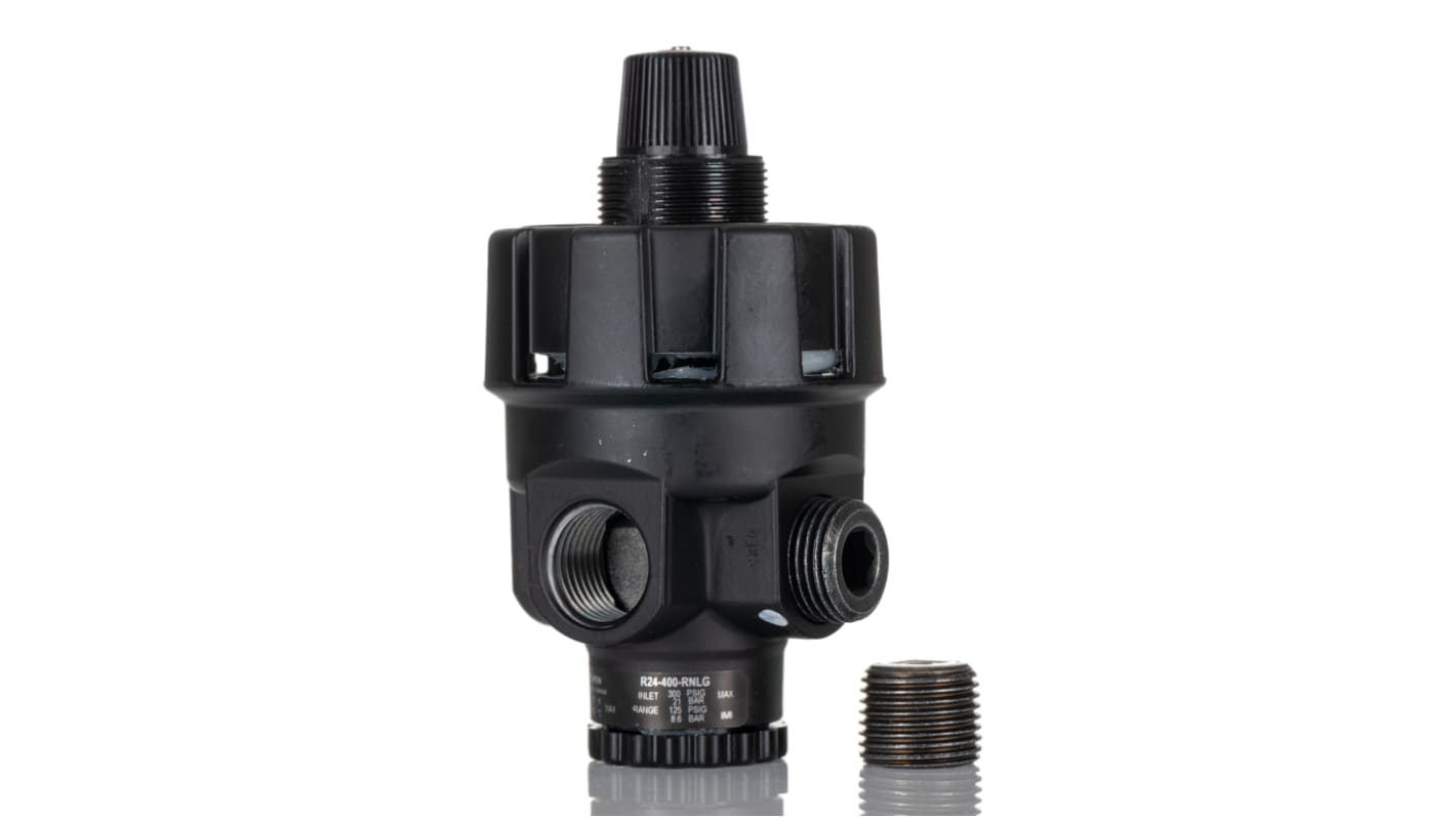 Norgren G 1/2 Pneumatic Regulator - 0.7bar to 8bar, 20bar max. input