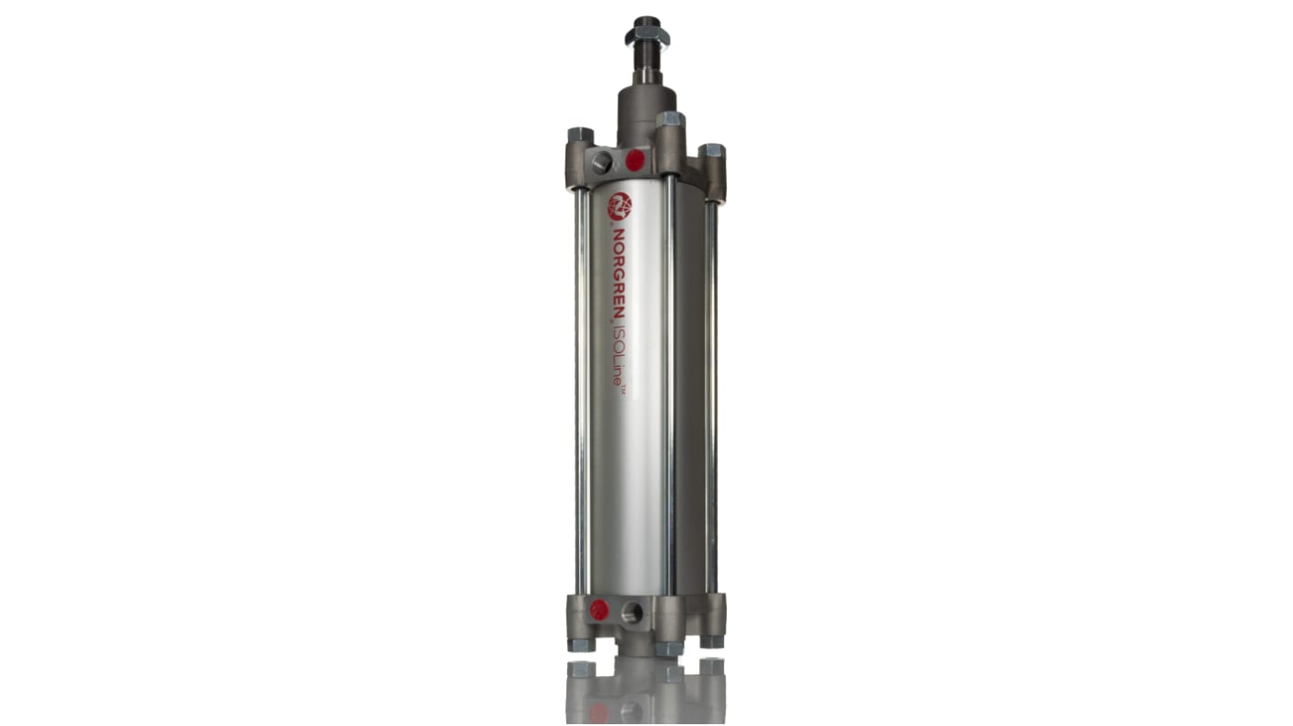 Norgren Double Acting Cylinder - 80mm Bore, 250mm Stroke, RA Series, Double Acting