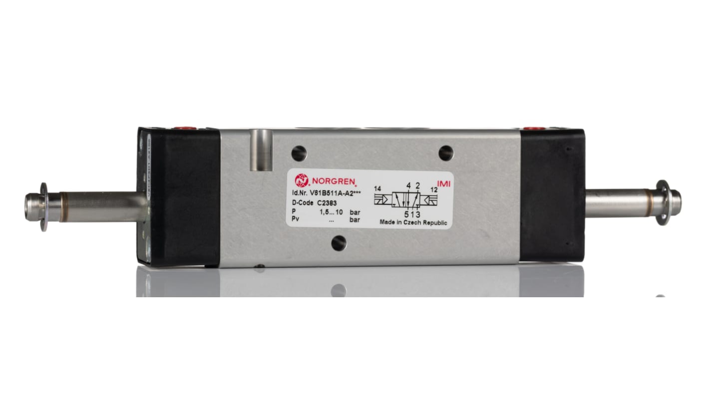 Norgren Pneumatic Solenoid Valve - Solenoid/Solenoid V61 Series