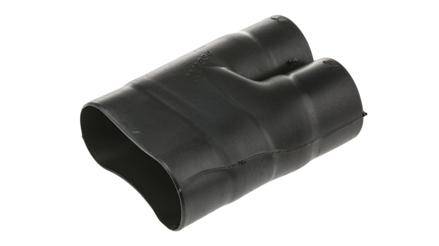 TE Connectivity T Joint Black, Fluid Resistant Elastomer, 26.9mm