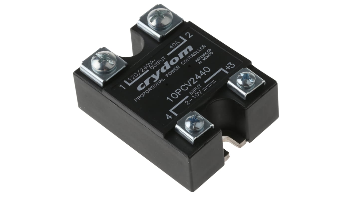 Sensata / Crydom PCV Series Solid State Relay, 40 A rms Load, PCB Mount, 240 V ac Load, 10 V dc Control