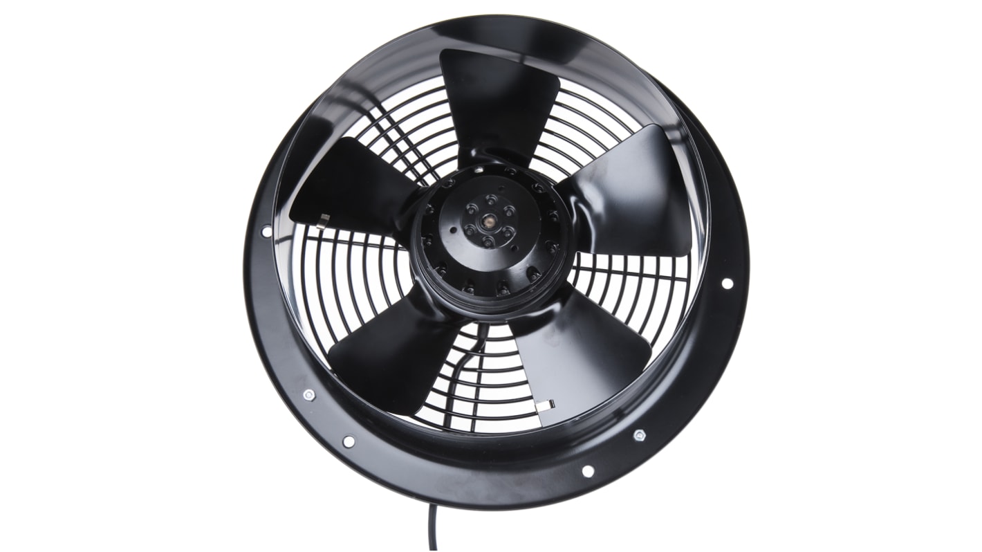 Axiální ventilátor, řada: W4S250 AC, 320 x 85mm, průtok vzduchu: 870m³/h 72W 230 V AC