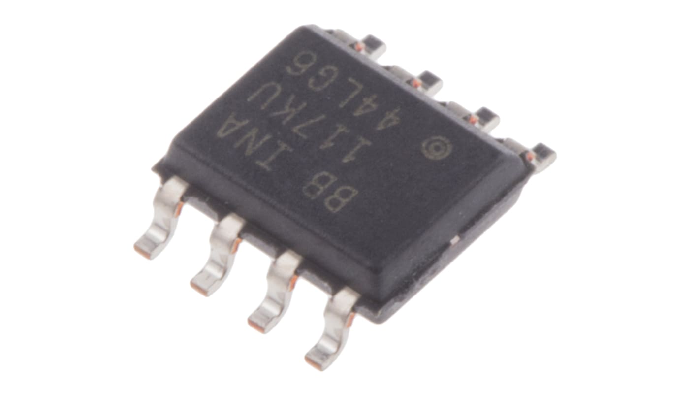 Texas Instruments INA117KU differenciálerősítő, 8-tüskés SOIC