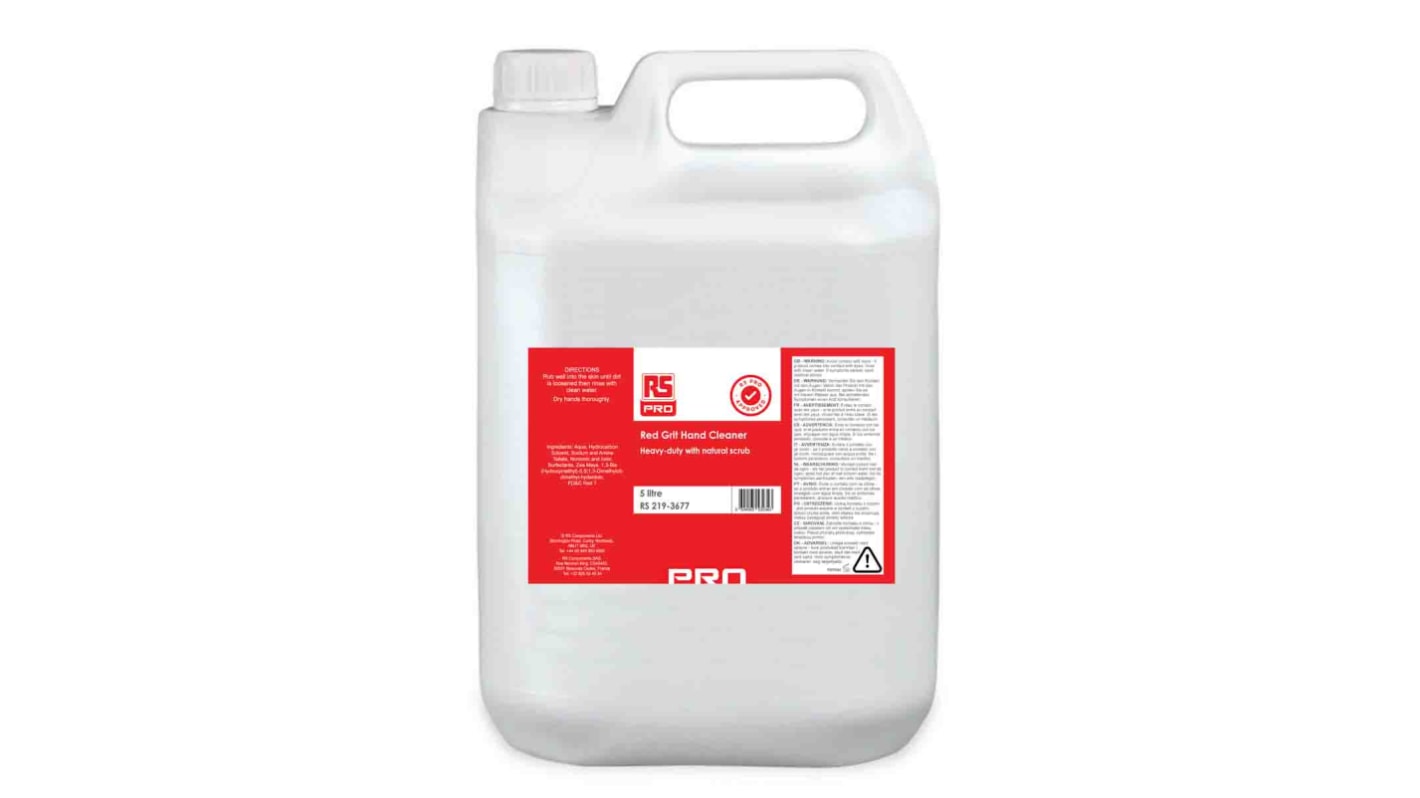 RS PRO Fragranced Hand Cleaner with Natural Scrub - 5 L Bottle