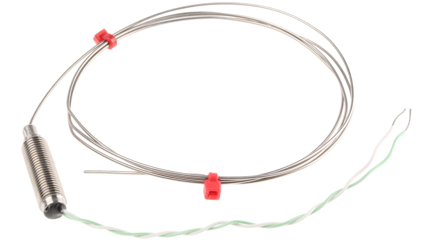 RS PRO Type K Thermocouple 1m Length, 1mm Diameter → +750°C