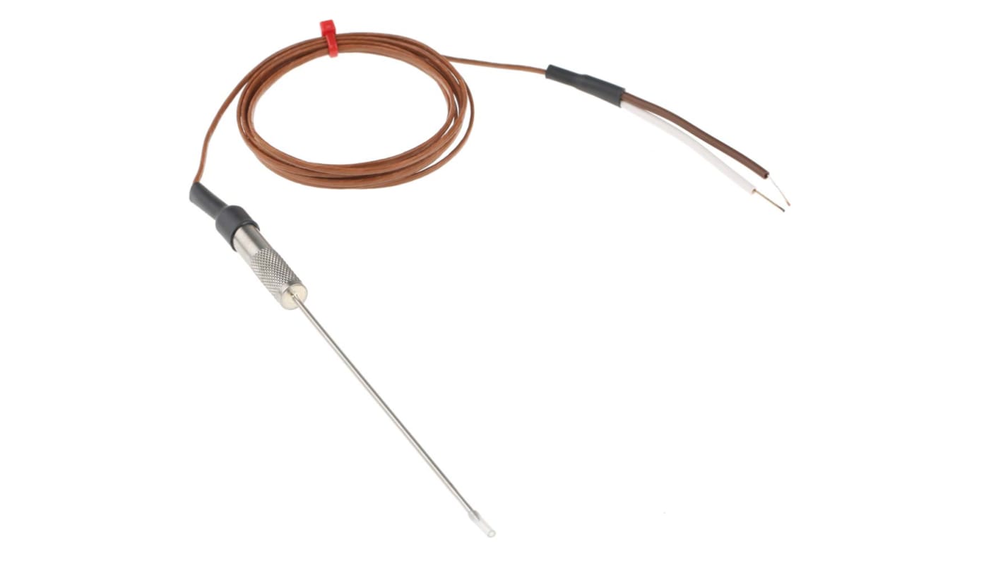 Thermocouple type T Ø 1.6mm, L 100mm, +250°C max à Câble