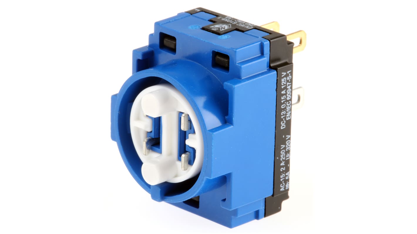 EAO 61 Drucktaster-Kontaktblock, , 1 Wechsler, 250V ac für Serie 61, Löt-/Schnellverbindung