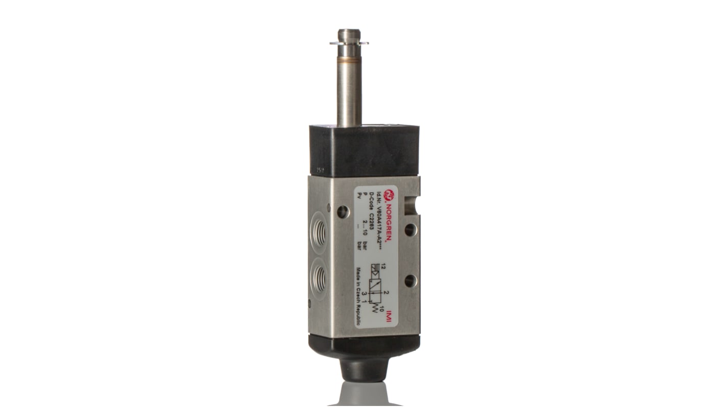 Elettrovalvole per pneumatica Norgren, azionamento Solenoide/Molla