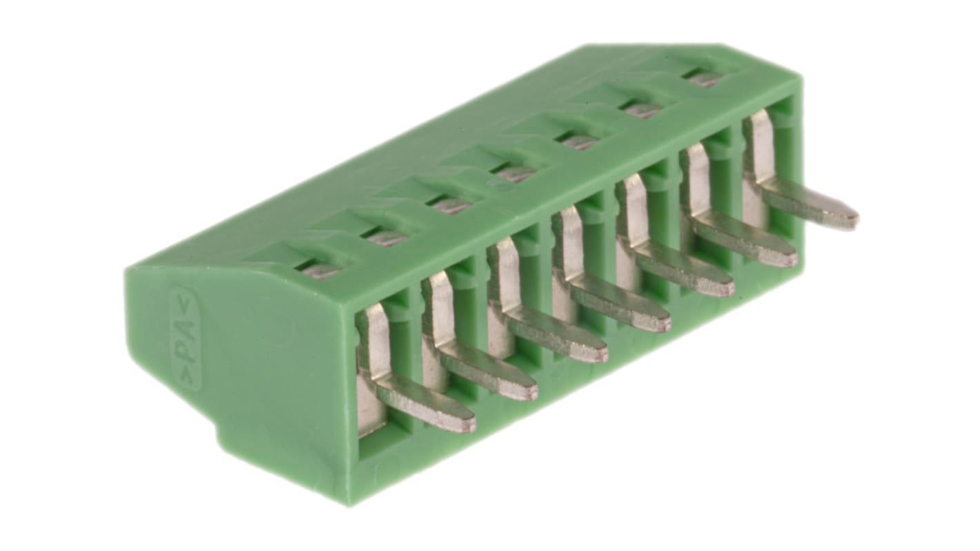 Phoenix Contact MPT 0.5/7-2.54 Series PCB Terminal Strip, 7-Contact, 2.54mm Pitch, Through Hole Mount, 1-Row, Screw