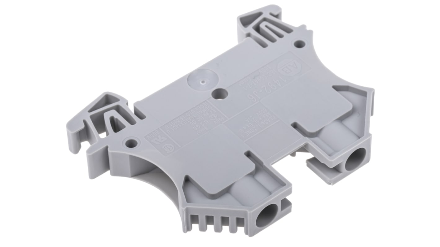 Bloc de jonction à vis Rockwell Automation 1492, 2 pôles , Cage à vis, 50A