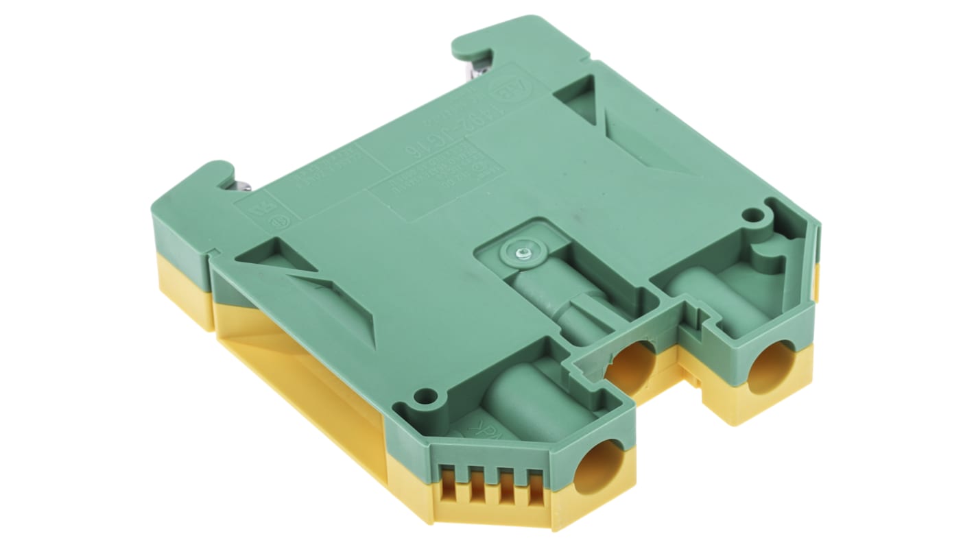 Rockwell Automation 1492 Series Screw Terminal, 3-Way, 10A, 22 → 12 Wire, Screw Cage Termination