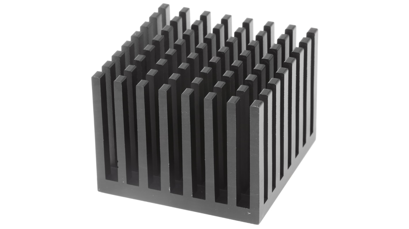 Heatsink, 4K/W, 49.5 x 49.5 x 38mm, Adhesive Foil