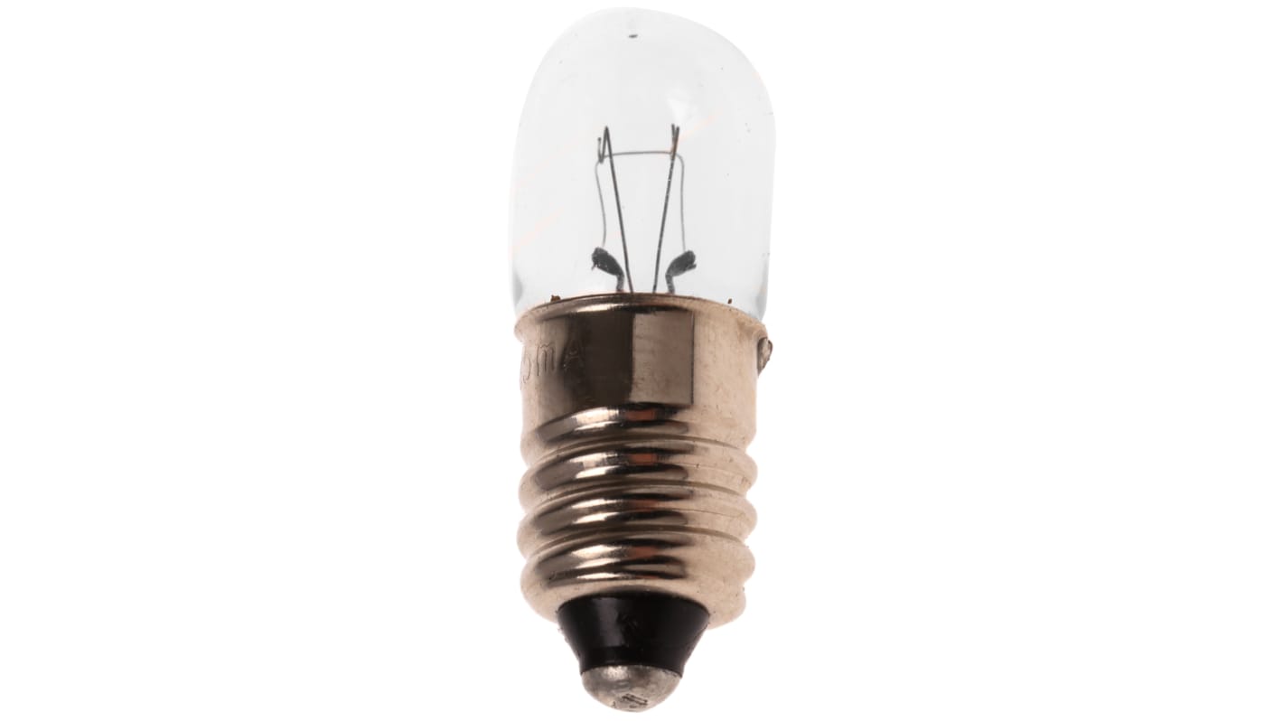 Luz indicadora, Casquillo E10, 24 V, 85 mA, Vida Útil 1000h