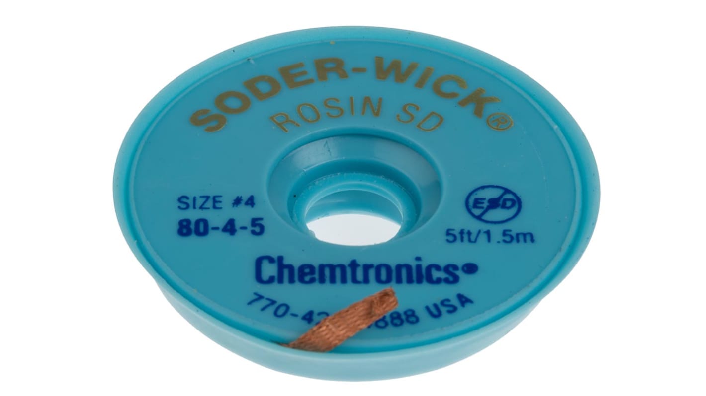 Chemtronics Soder-Wick Entlötlitze, 2.8mm x 1.5m