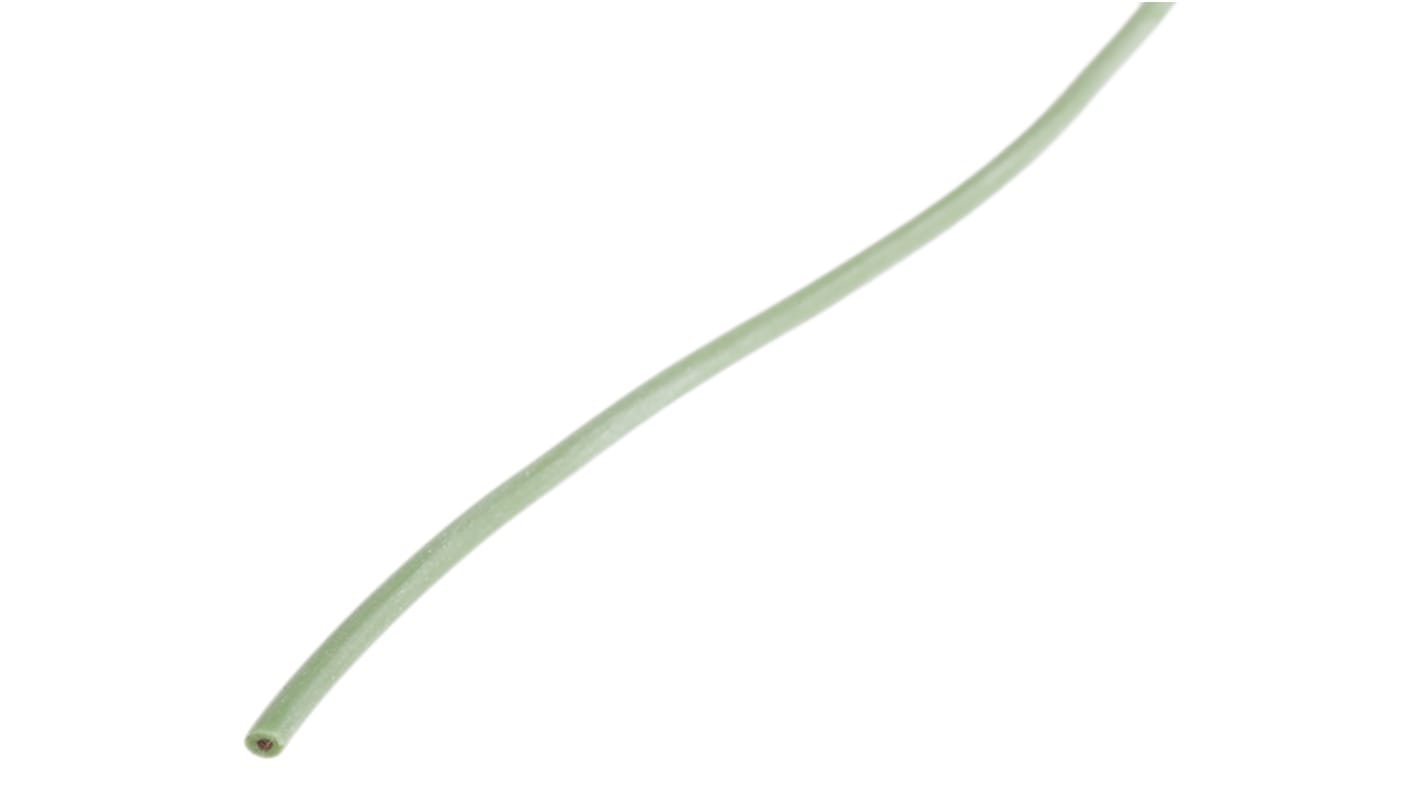 Cable de conexión Hew Heinz Eilentropp, área transversal 0,26 mm² Filamentos del Núcleo 130 / 0,05 mm Verde, 500 V,