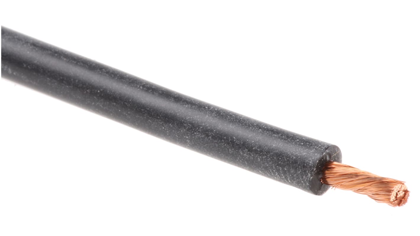 Cable de conexión Hew Heinz Eilentropp, área transversal 1,5 mm² Filamentos del Núcleo 392 / 0,07 mm Negro, 500 V,