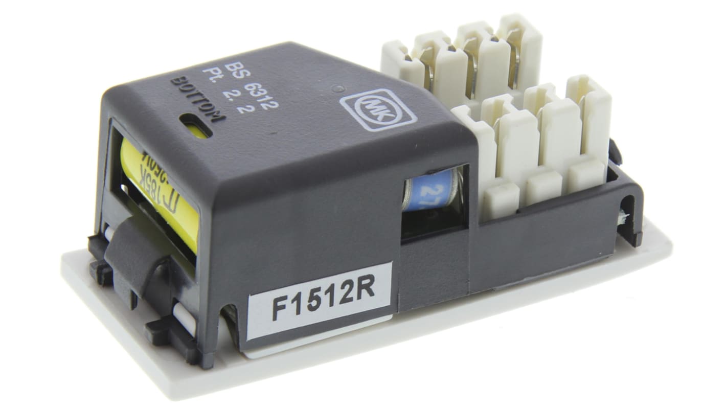 MK Electric Master Telefonsteckdose Cat.5 1-fach Auslass RJ45