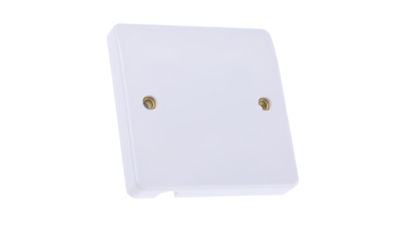 Placa de salida MK Electric Blanco 1 módulo Módulos Flex