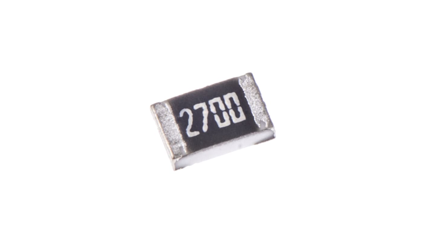 TE Connectivity CRG Series Thick Film Surface Mount Fixed Resistor 0805 Case 270Ω ±1% 0.125W ±100ppm/°C