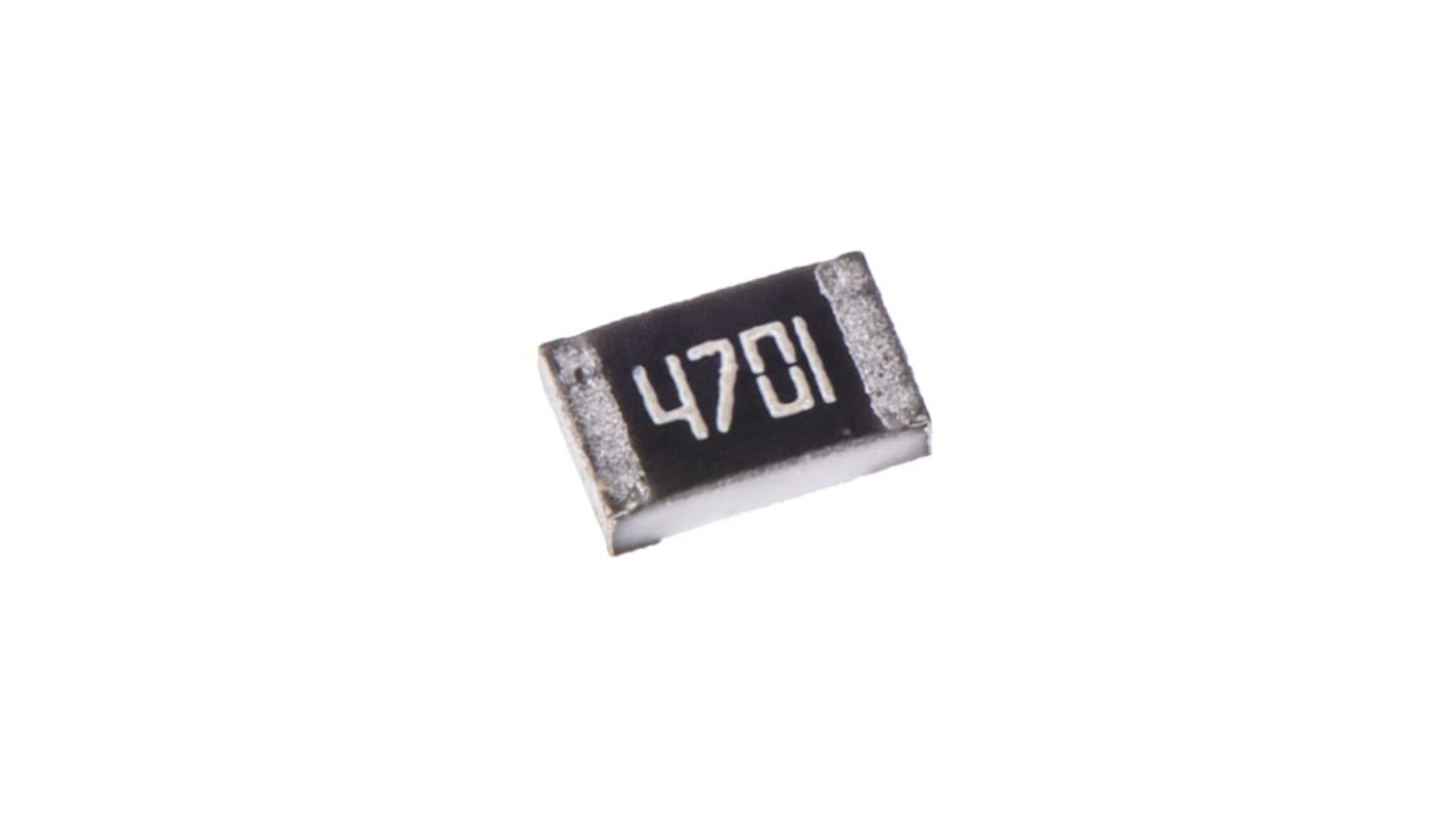 TE Connectivity CRG Series Thick Film Surface Mount Fixed Resistor 0805 Case 4.7kΩ ±1% 0.125W ±100ppm/°C