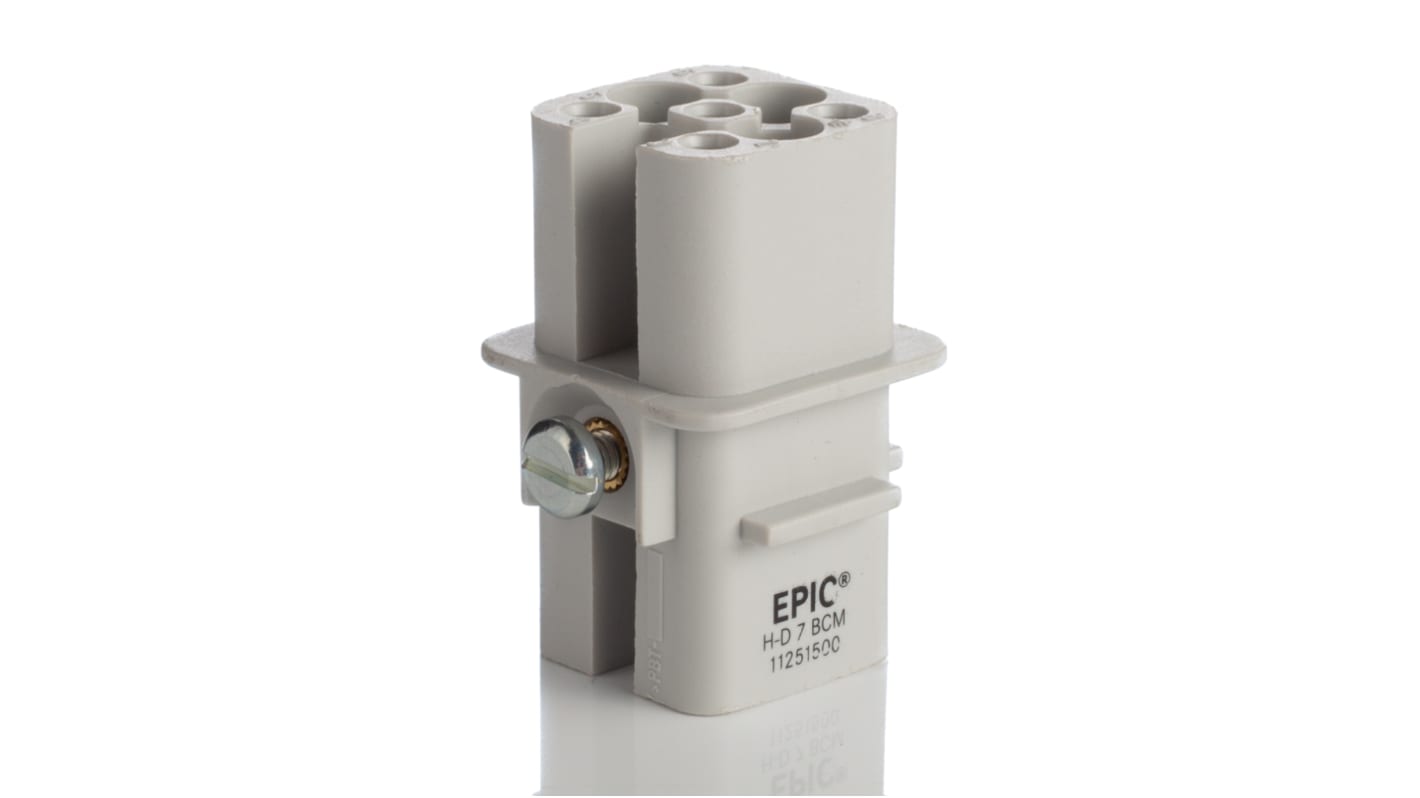 Embout de connecteur EPIC série H-D, 7 contacts , 10A, Femelle