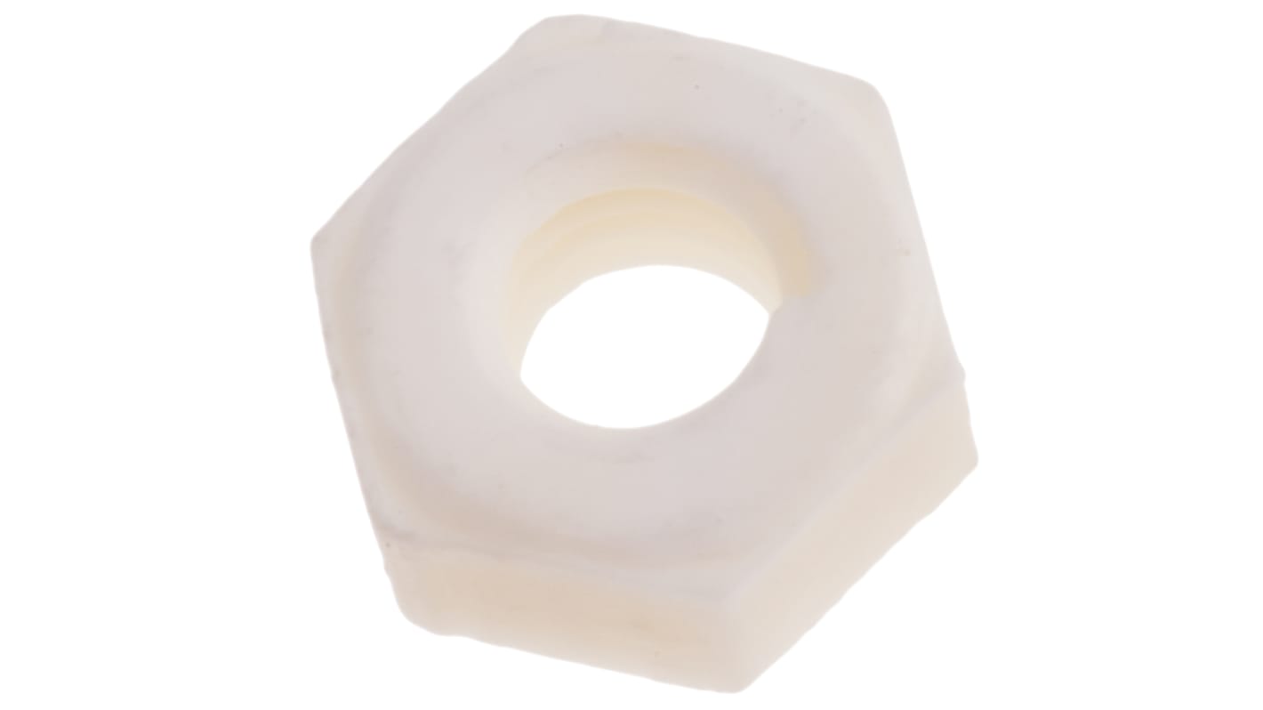 RS PRO, Plain Ceramic Hex Nut, M4