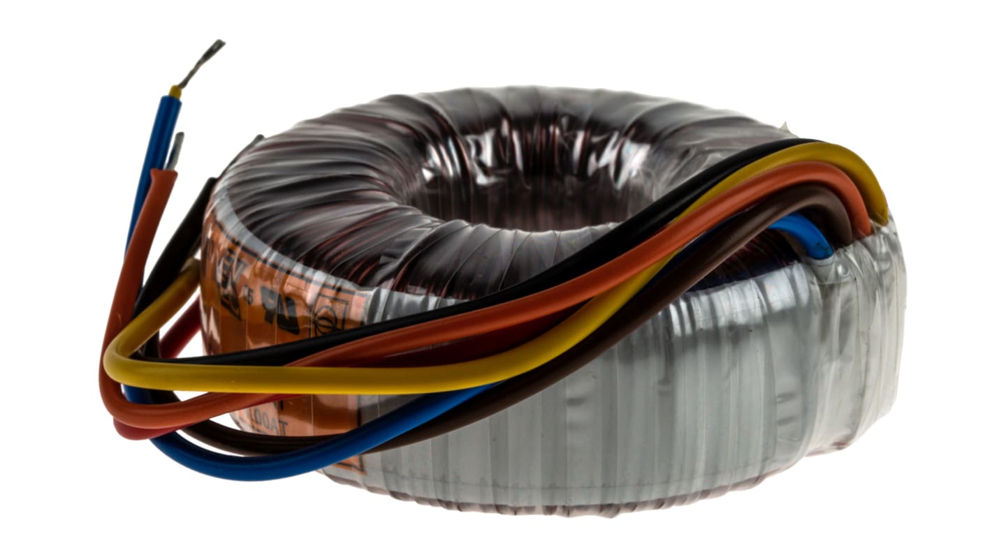 Transformador toroidal Nuvotem Talema, 0030P1-2-025, Tensión 2 x 25V ac, Potencia 30VA, 2 salidas