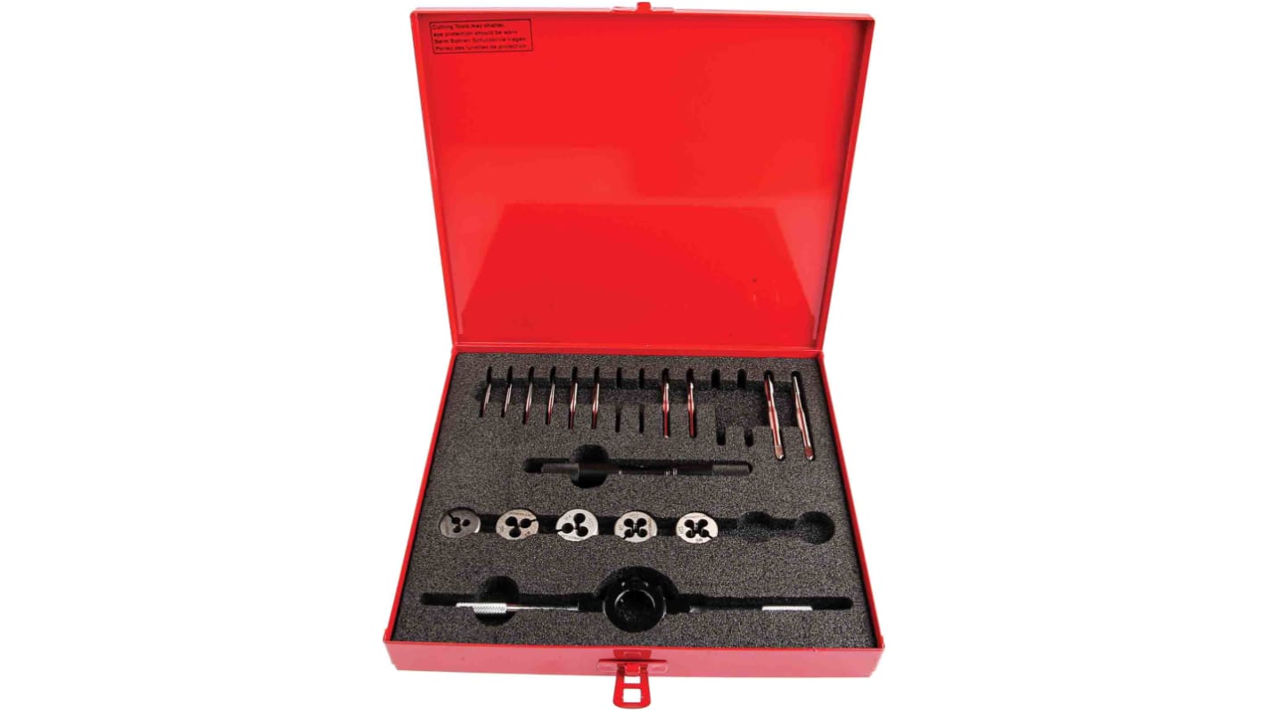 L120 8M Dormer 12Piece HSS Thread Tap & Die Set, M2 M6 Taps, M2