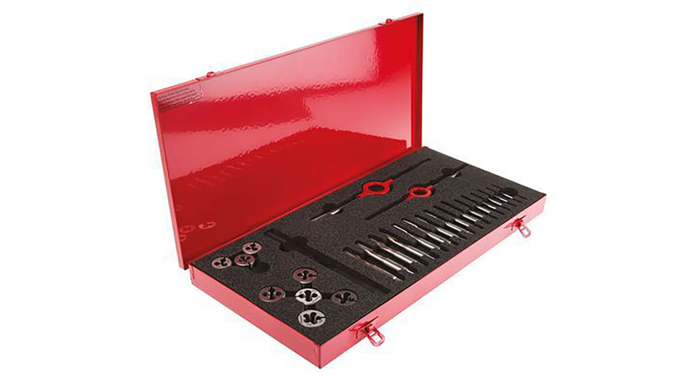 L120 10M Dormer 27Piece HSS Thread Tap & Die Set, M3 M10 Taps, M3