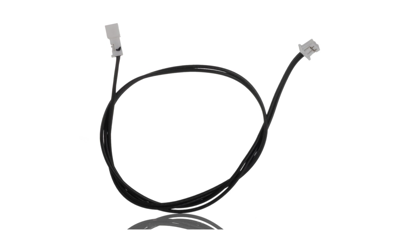 Conjunto de cables Molex PicoBlade 218113, long. 225mm, Con A: Hembra, 2 vías, Con B: Macho, 2 vías, paso 1.25mm