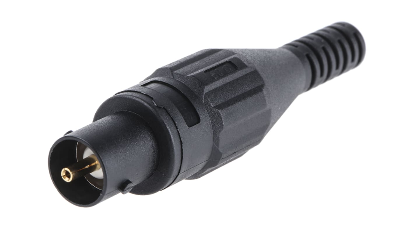 Staubli, jack Cable Mount BNC Connector, Crimp Termination, Straight Body