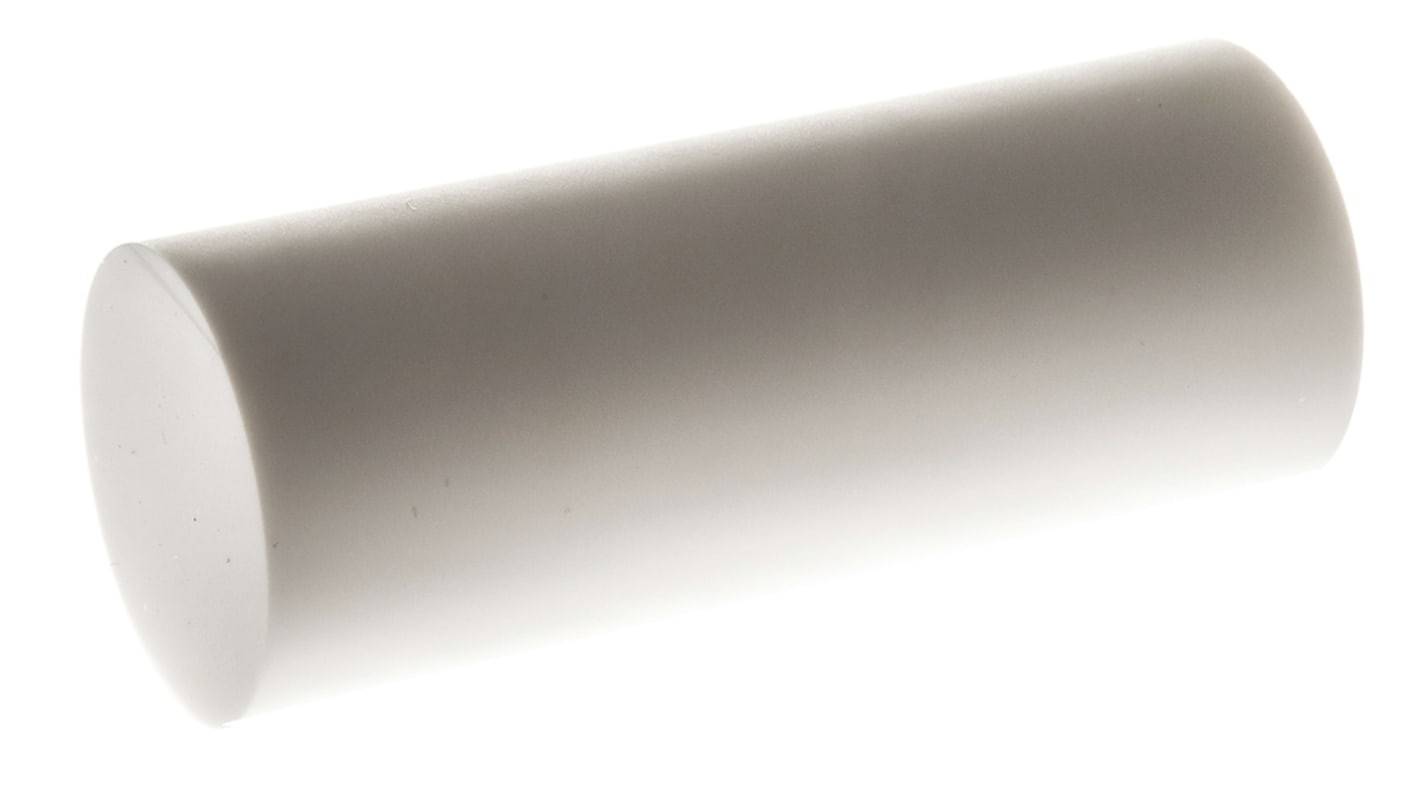 Machinable Glass Ceramic Rod, 100mm L, 40mm Diameter