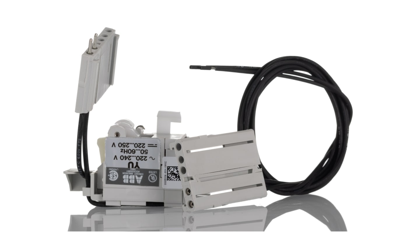 Liberación por subtensión ABB 1SDA054891R1 UVR-C 230VAC/DC T4-6 Tmax XT para uso con Disyuntores T4, T5, T6