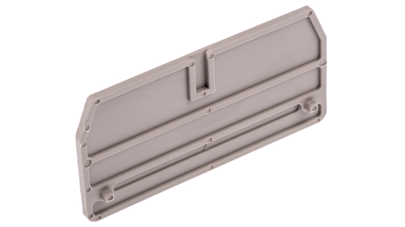 Weidmüller Z Series End Cover for Use with DIN Rail Terminal Blocks