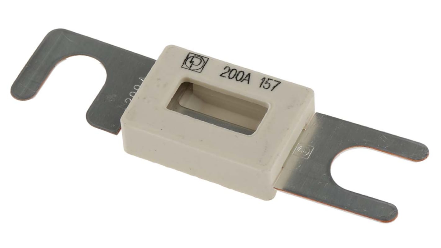 Littelfuse Kfz Sicherung, Grau, Weiß, 200A 82 x 10.5 x 22mm, 80V dc