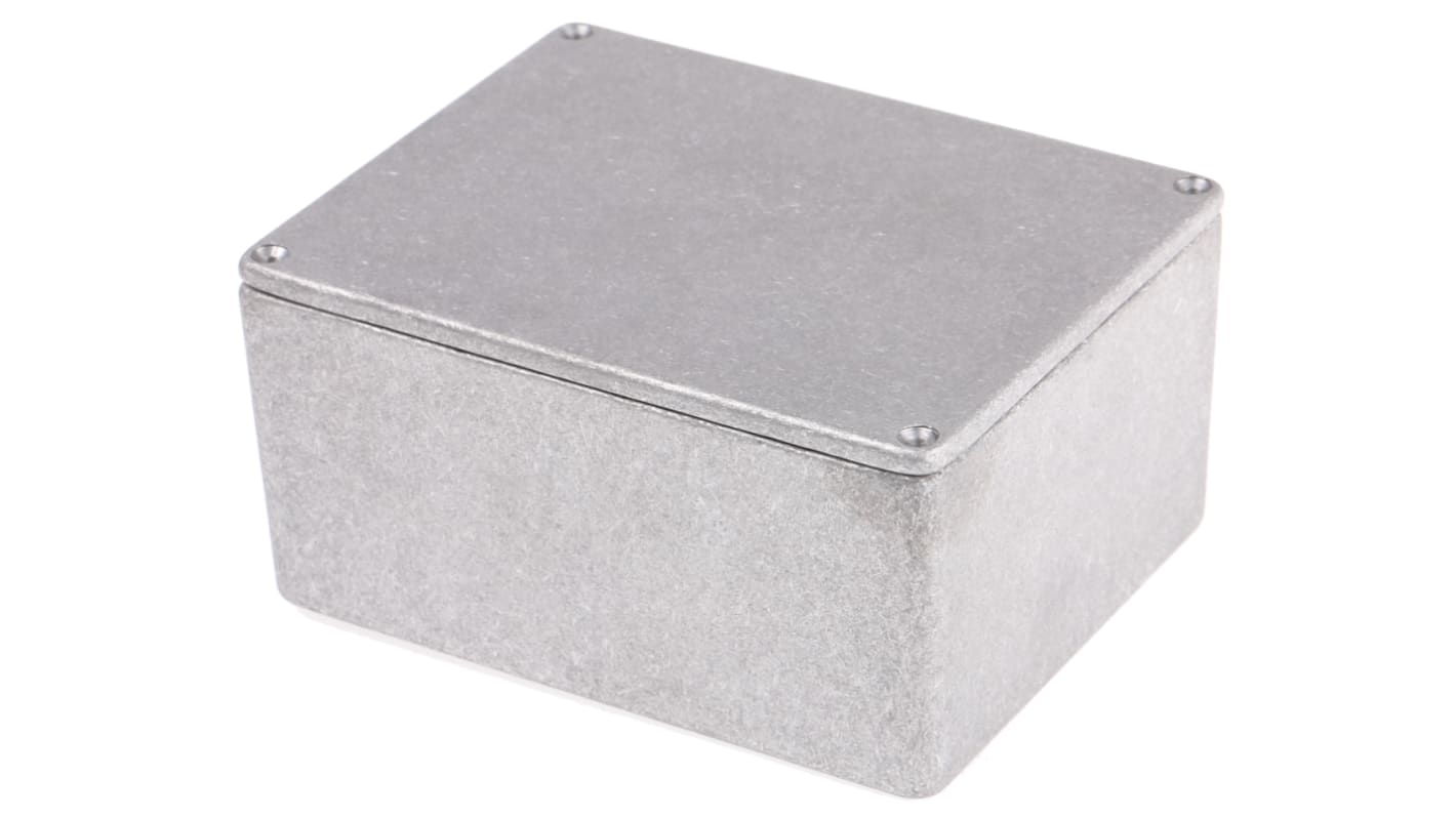 Caja CAMDENBOSS de Aluminio Presofundido Gris, 121 x 95 x 61mm, IP54, Apantallada