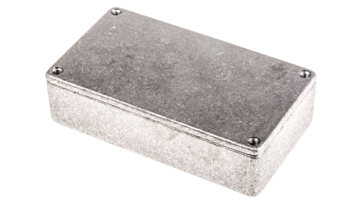 Caja CAMDENBOSS de Aluminio Presofundido Gris, 112 x 62 x 31mm, IP54, Apantallada