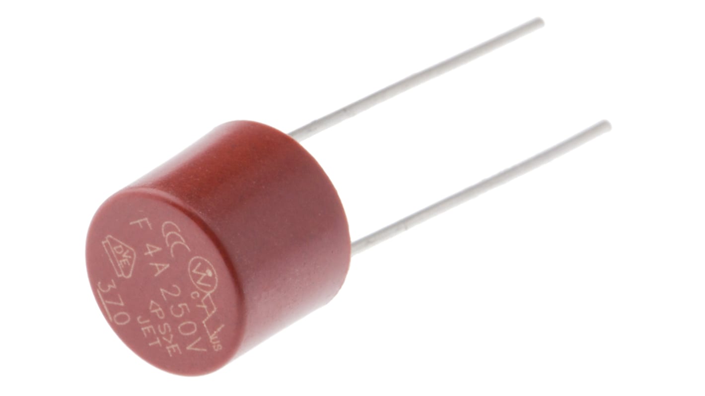 Littelfuse Sicherung, nicht rückstellend 4A radial 250V ac Nylon F ø 8.5mm 8mm, Raster 5.08mm