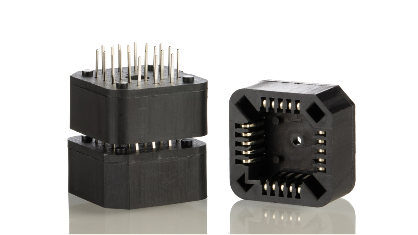 RS PRO 1.27mm Pitch 20 Way Through Hole PLCC IC Socket | RS