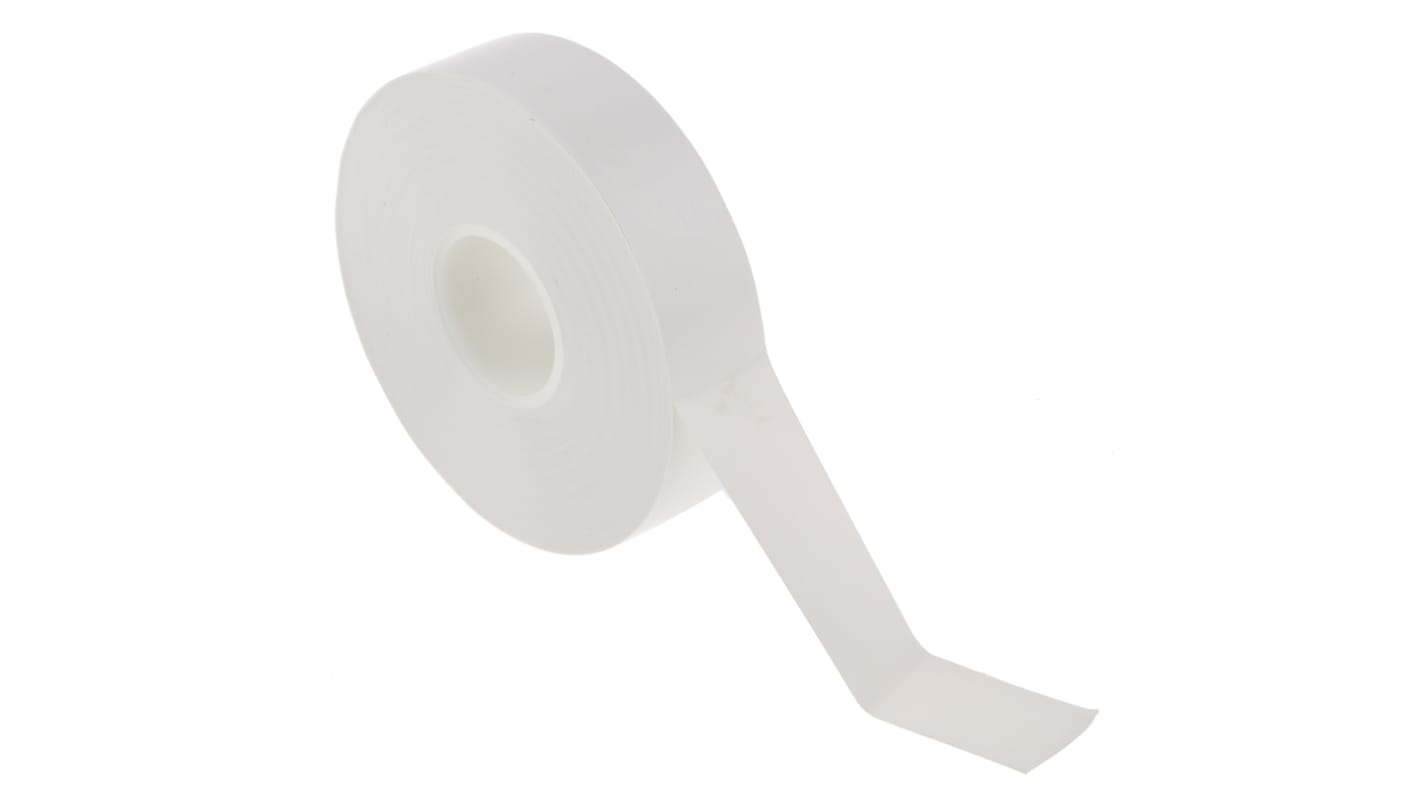 Cinta aislante de PVC Advance Tapes AT7 de color Blanco, 19mm x 33m, grosor 0.13mm