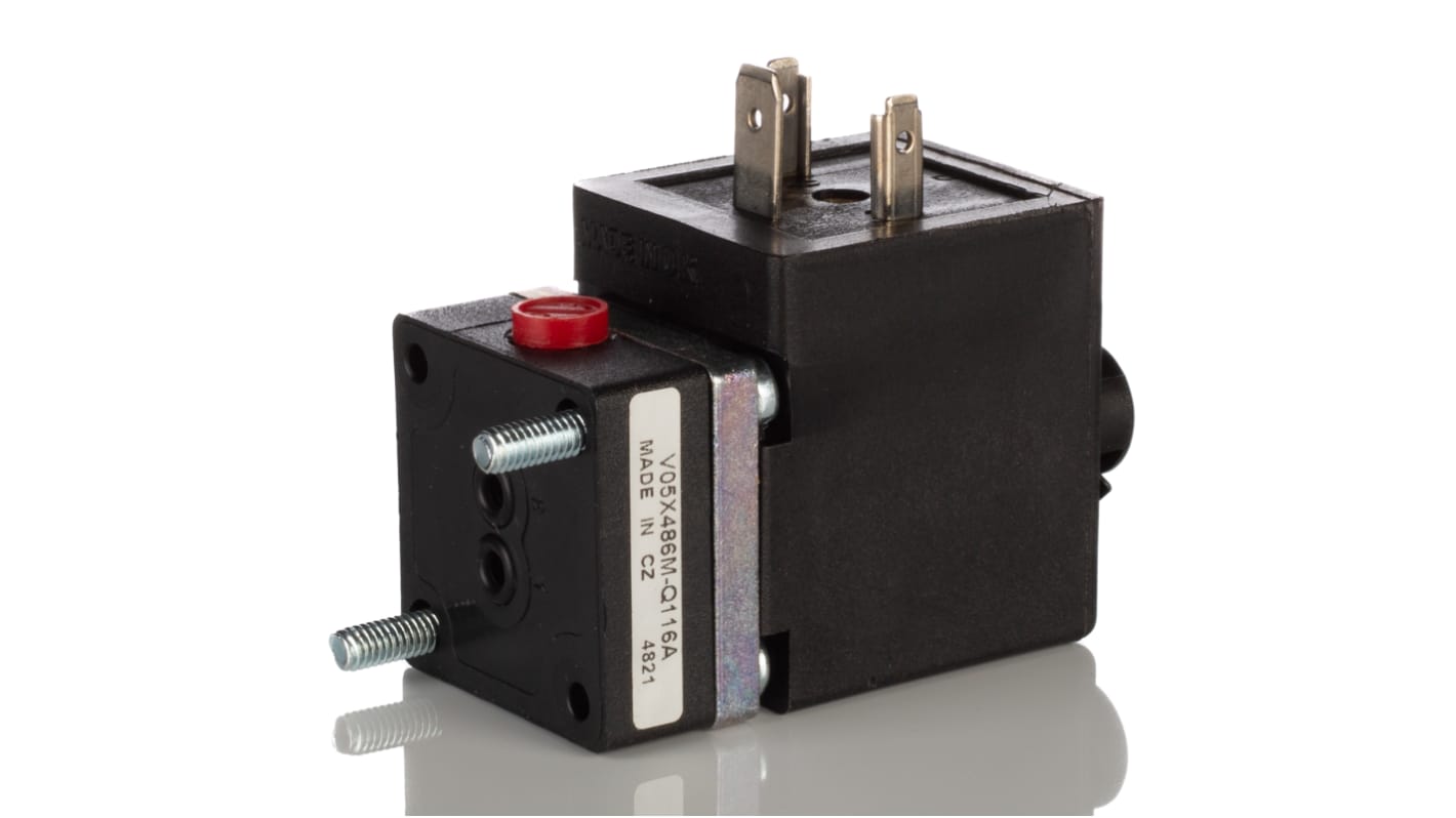 Electrodistributeur pneumatique Norgren serie V05 fonction 3/2, Bobine/Ressort, 220→240V c.a.