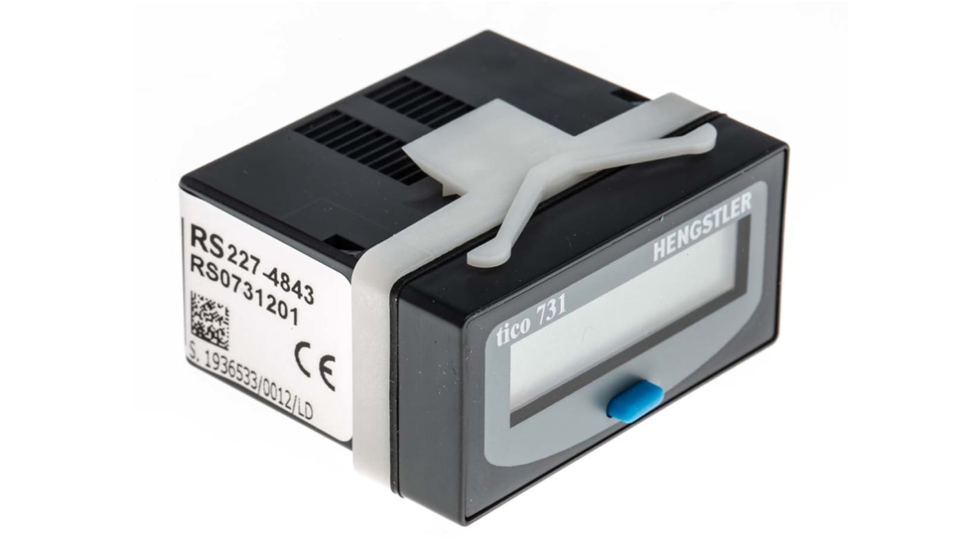 Compteur Hengstler TICO 731 Impulsions 12→24 V c.c. LCD 8 digits