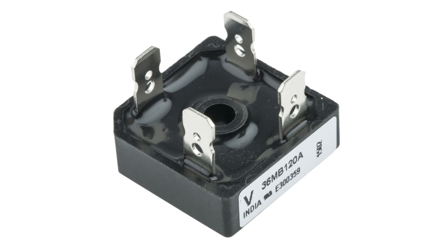 Vishay Bridge Rectifier, 35A, 1200V, 4-Pin